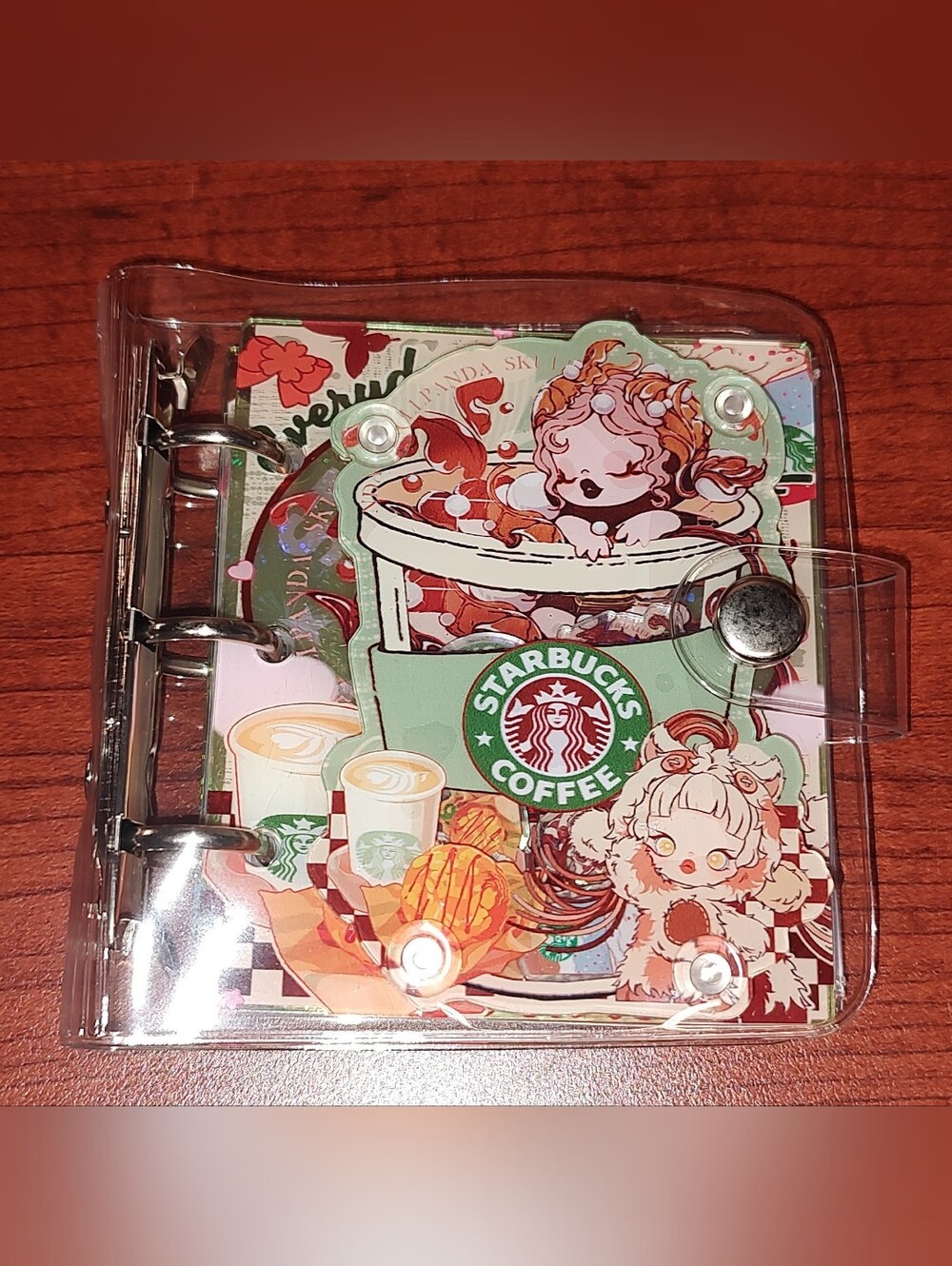 New! M5 Skullpanda Starbucks Photo Book With Photo Sleeves And Vinyl Cover